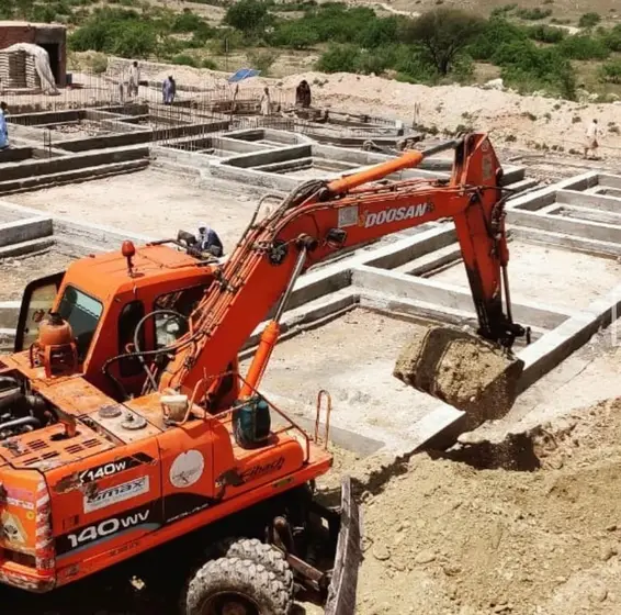 3 Engineers Contracting construction site progress